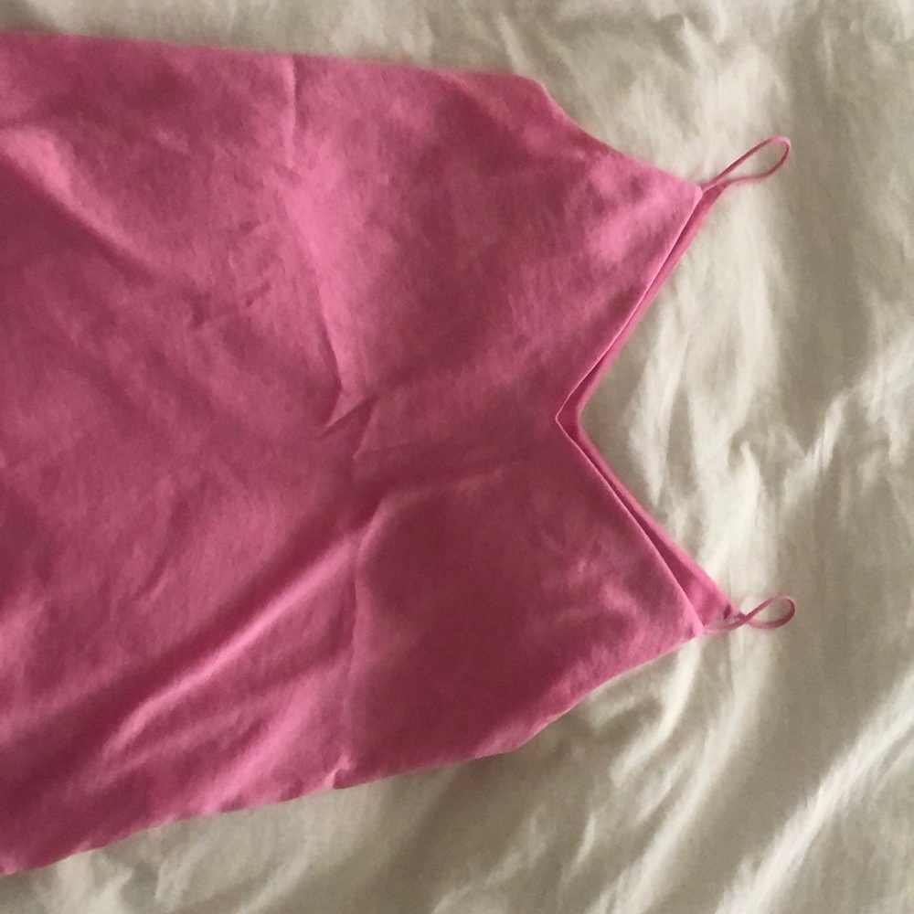 Express pink satin camisole